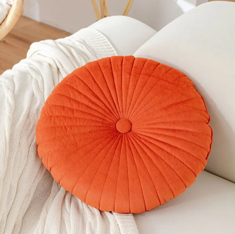 Round Velvet Cushion