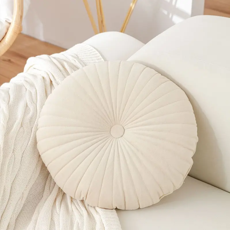 Round Velvet Cushion