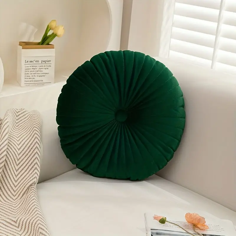 Round Velvet Cushion