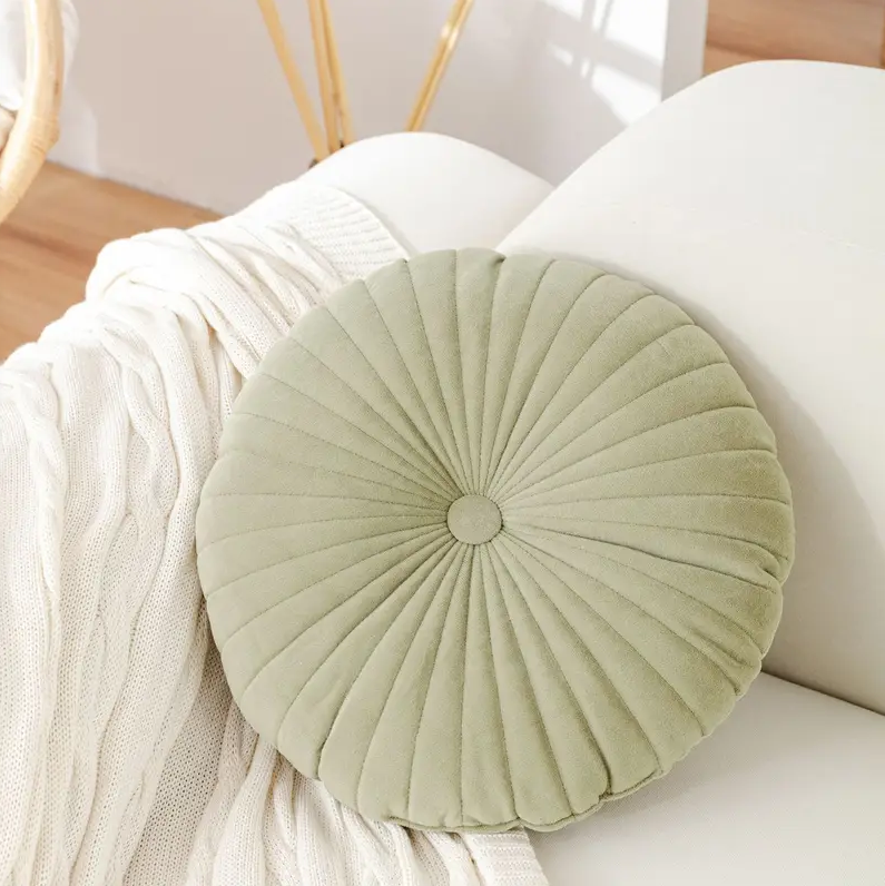Round Velvet Cushion
