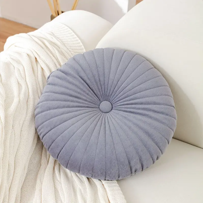 Round Velvet Cushion