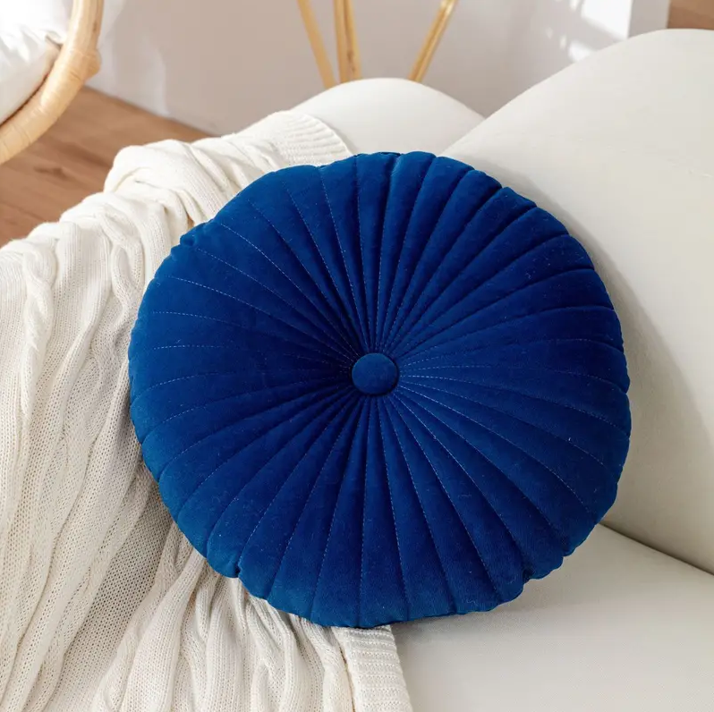 Round Velvet Cushion